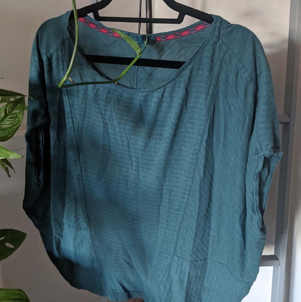 Prana flowy teal shirt